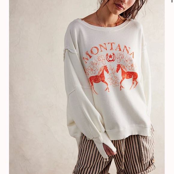 Free People | Sweaters | Free People We The Free Graphic Camden